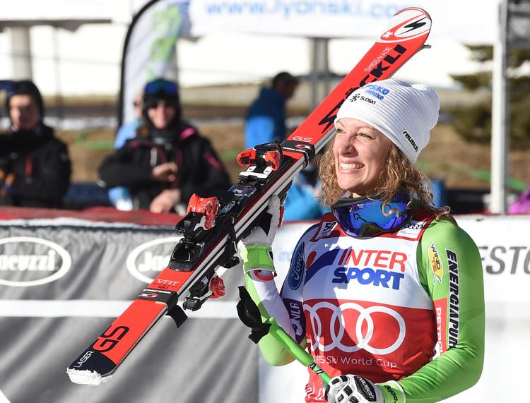 Ilka Stuhec er det nye helt varme navn i det alpine cirkus. 