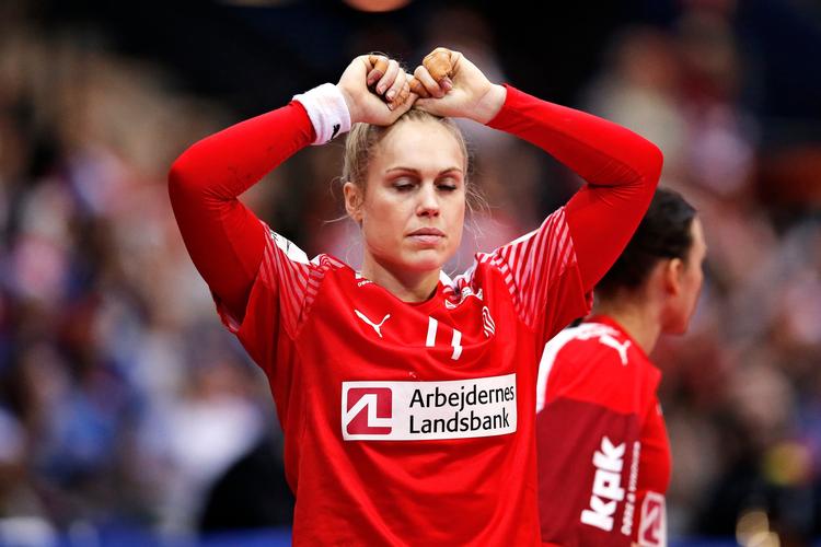 EM i kvindehåndbold.Bronzekamp Danmark-Frankrig