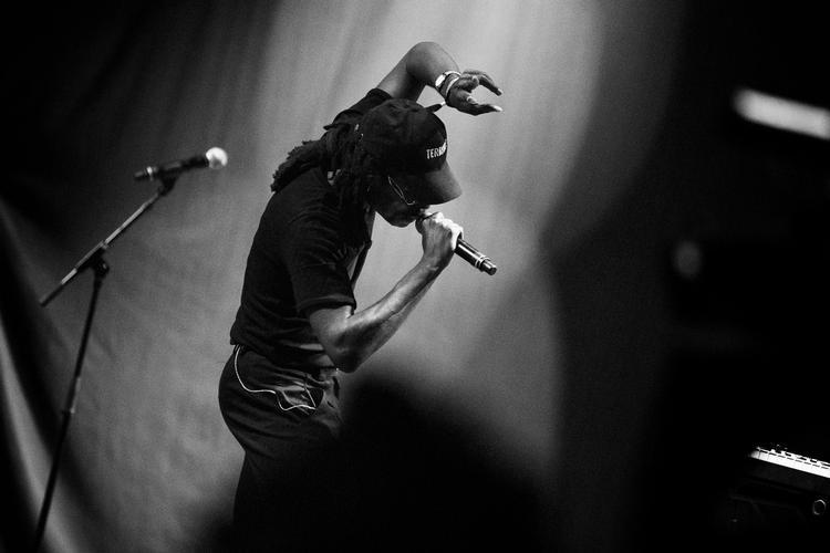 Koncert med Blood Orange på årets Roskilde Festival.  