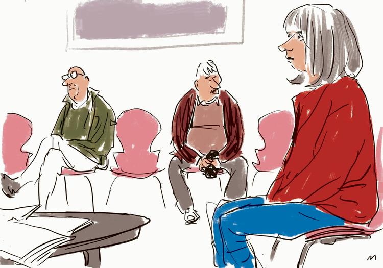 Tegning: Mette Dreyer.  