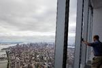 Turister i rekordtal strømmer til New York. Væksten ventes at fortsætte næste år. Her udsigten fra One World Trade Center. 
