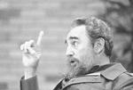Den afdøde Fidel Castro ses her på et billede fra 1985. Han døde tidligere på året, hvor hele Cuba var i landesorg. 