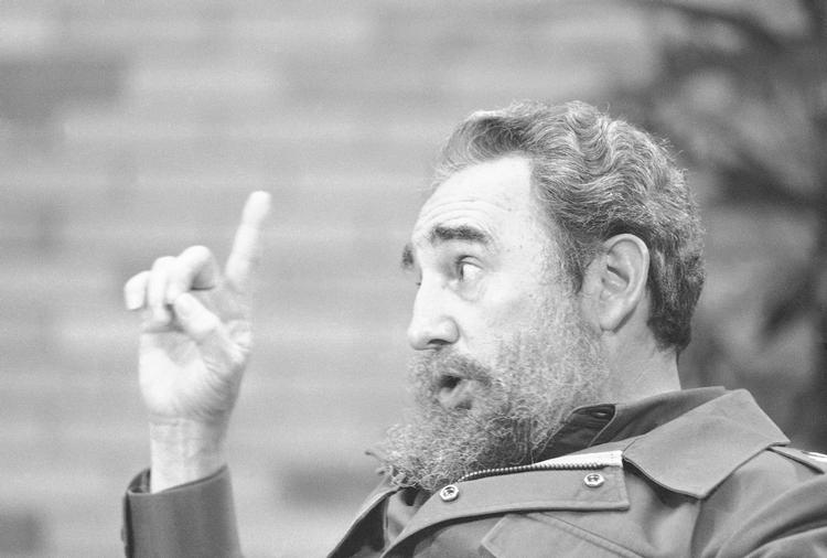 Den afdøde Fidel Castro ses her på et billede fra 1985. Han døde tidligere på året, hvor hele Cuba var i landesorg. 