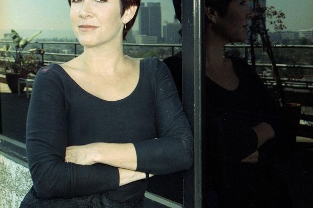 Carrie Fisher i 1990 i Beverly Hills. 