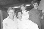 Star Wars-træf. På billedet ses f.v. Harrison Ford (Han Solo), Anthony Daniels (droiden C-3PO), Carrie Fisher og Peter Mayhew (Chewbacca).   