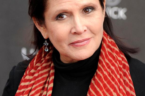 Carrie Fisher ankommer til en prisfest i Los Angeles i 2011. 