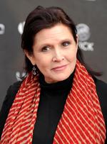 Carrie Fisher ankommer til en prisfest i Los Angeles i 2011. 