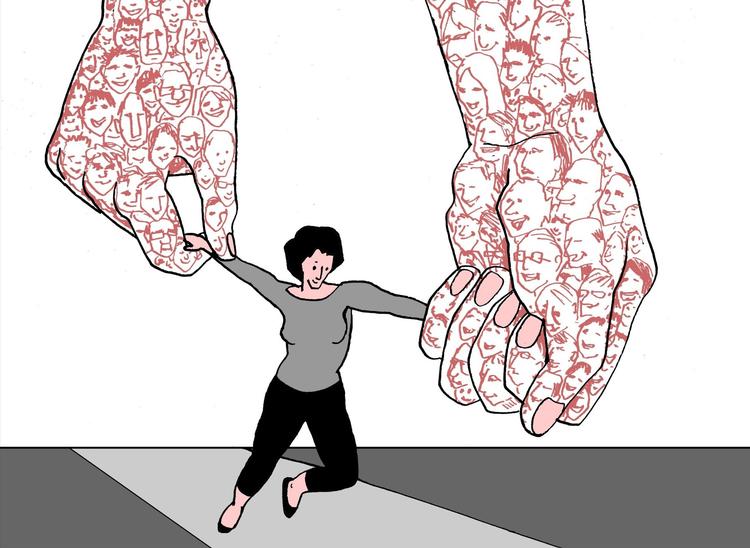 Tegning: Anne-Marie Steen Petersen (arkiv) 