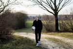 Kasper Dolberg er kåret til Årets Fund. Han spiller til daglig fodbold i Amsterdam, men er her fotograferet på Silkeborg IF's træningsbaner, hvor han tidligere har spillet.  