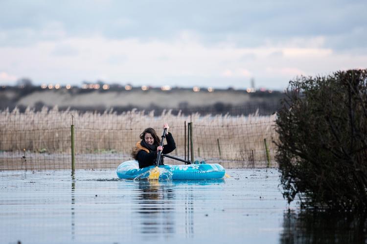 Stormflod rammer Danmark