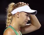 Hvad der efter 1. sæt lignede en sikker sejr til Caroline Wozniacki endte med et hårtdt nederlag. 