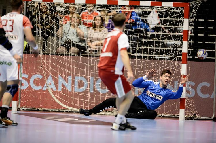 Den danske målmand Niklas Landin havde en stor aften i testkampen mod Ungarn i Aalborg. Han synes at være i flot VM-form. 