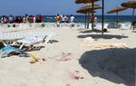Tunesien var selv udsat for et terrorangreb på denne strand, hvor 38 turister blev skudt og dræbt forrige sommer. Arkivfoto:  AP