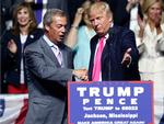 Den britiske EU-modstander Nigel Farages (t.v.) samarbejde med USA's kommende præsident, Donald Trump, ses af mange som symbolet på, at Brexit og Trumpsejren har til fælles, at de begge er vælgernes oprør mod en elite. Nu kan modstanden mod indvandring føre til flere af den slags oprør hen over Europa, vurderer forsker.  
