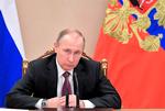 Præsident Vladimir Putin under et regeringsmøde onsdag. Han har ikke selv kommenteret den nye rapport, men hans talsmand kalder den 'en total and'. 