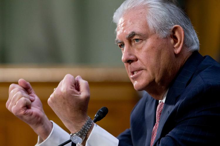 Rex Tillerson, udenrigsminister -har skærpet tonen over for Nordkorea. Arkivfoto: AP/Steve Helber) 