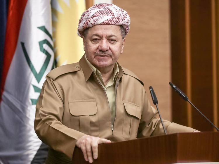 Masoud Barzani, President of the Iraqi Kurdistan Region, in the presidential palace near Erbil, Iraq, 23 September 2016. Photo by: Michael Kappeler/picture-alliance/dpa/AP Images 