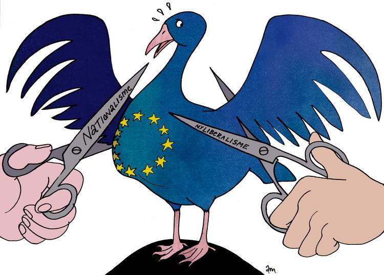 Tegning: Anne-Marie Steen Petersen (arkiv) 