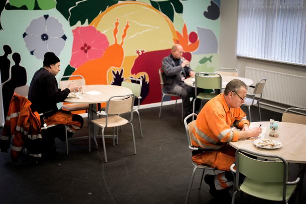 Frokostpause.Fotosiden