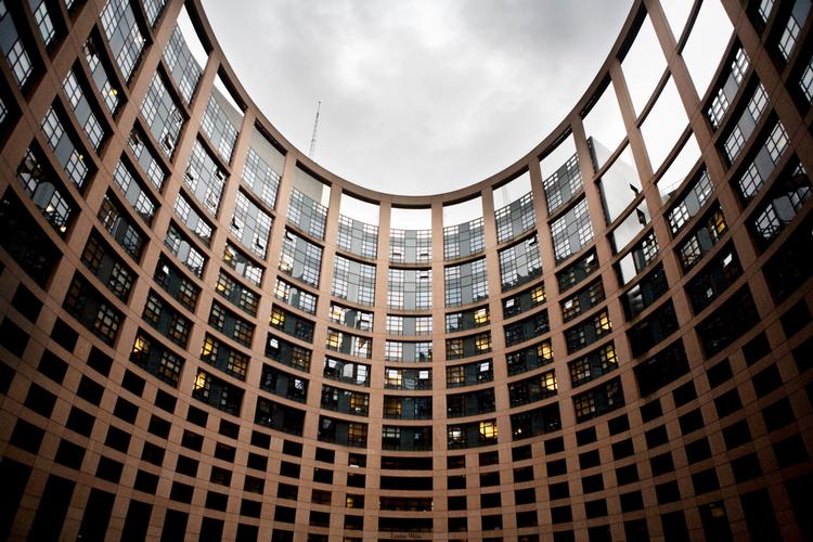 EU parlamentet i Strasbourg