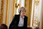 Hver gang premierminister Theresa May siger noget om Brexit, falder pundet. 