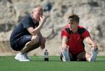 Landstræner Niels Frederiksen vil have mest muligt ud af træningslejren med sit U21-hold, der til sommer skal til EM i Polen. 