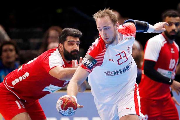 Danmarks Henrik Toft Hansen i aktion. Foto: Jens Dresling 