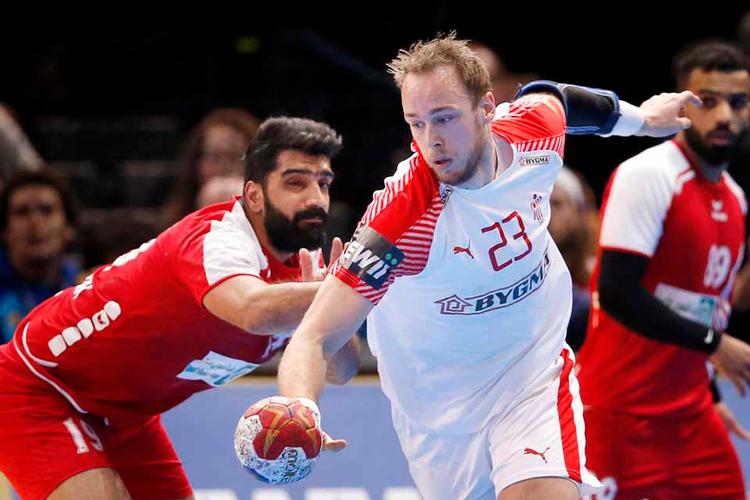 Danmarks Henrik Toft Hansen i aktion. Foto: Jens Dresling 
