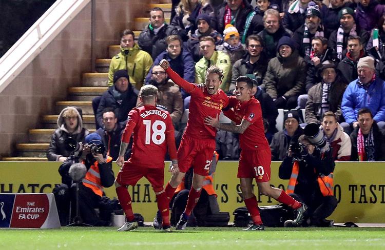 Lidt overraskende var det Lucas Leiva, der afgjorde kampen til Liverpools fordel onsdag aften. 