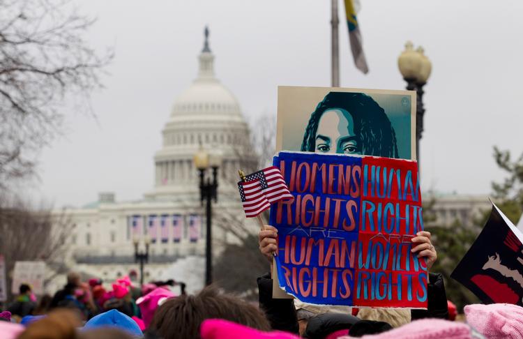 I går blev Donald Trump hyldet foran Kongresbygningen i Washington. I dag er det hans kritikeres tur til at indtage byen. 