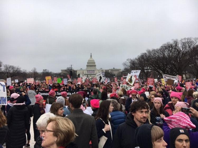 Op imod en halv million mennesker deltog lørdag i en demonstration i Washington, D.C. Det er blandt andet denne demonstration, 'March for Science' har ladet sig inspirere af. 