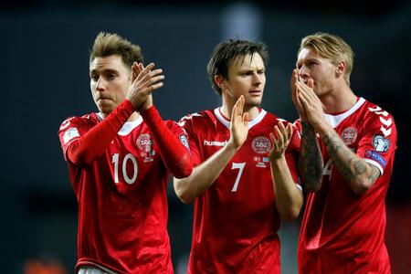 Christian Eriksen, William Kvist og Simon Kjær lagde fundamentet til den nye konflikt mellem Spillerforeningen og DBU.  