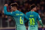 Denis Suarez åbnede målfesterne for Barcelona. 