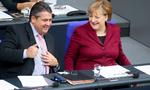 Farvel til et fint makkerskab - Sigmar Gabriel takker af som vicekansler og førsteudfordrer til Angela Merkel. 