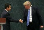 Donald Trump mødtes med præsident Enrique Pena Nieto i efteråret i Mexico City. Deres forhold blev pludselig ganske koldt i denne uge. 
