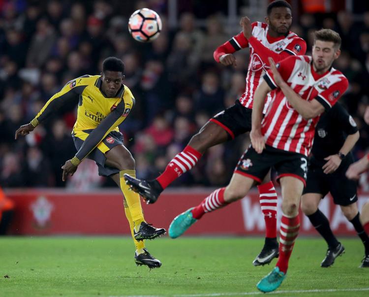 Danny Welbeck scorede Arsenals tre sidste mål. 