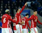 Zlatan Ibrahimovic kom igen på måltavlen for Manchester United, der vandt på King Power Stadium over Leicester søndag aften. 