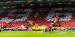  Liverpools spillere og fans mindes ofte de 96 døde. Her sidste år før en kamp mod Dortmund.  