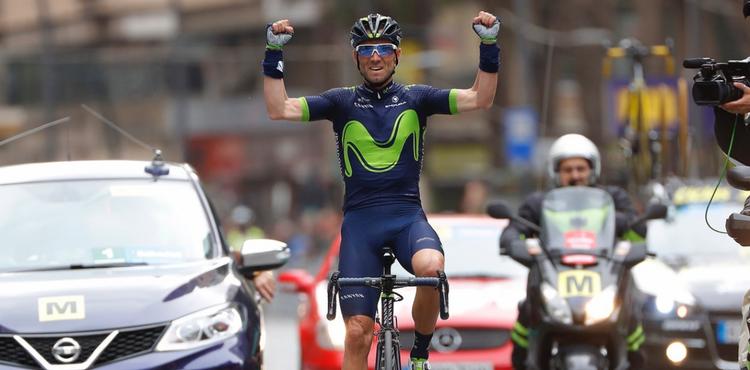 Alejandro Valverde tog i dag det første skridt mod den femte samlede sejr i Ruta del Sol 