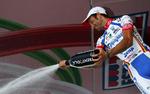 Italienske Michele Scarponi, der her fejrer en etapesejr under Giro d'Italia, er en af de få, der er blevet straffet for en forbindelse til dopinglægen Eufemiano Fuentes.  