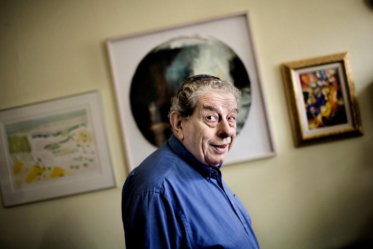 Tidligere overrabiner Bent Melchior - nægter at lade sig styre af frygt. Foto: Miriam Dalsgaard 