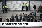 Ikke mange Brøndby fans til at starte bølgen.... 