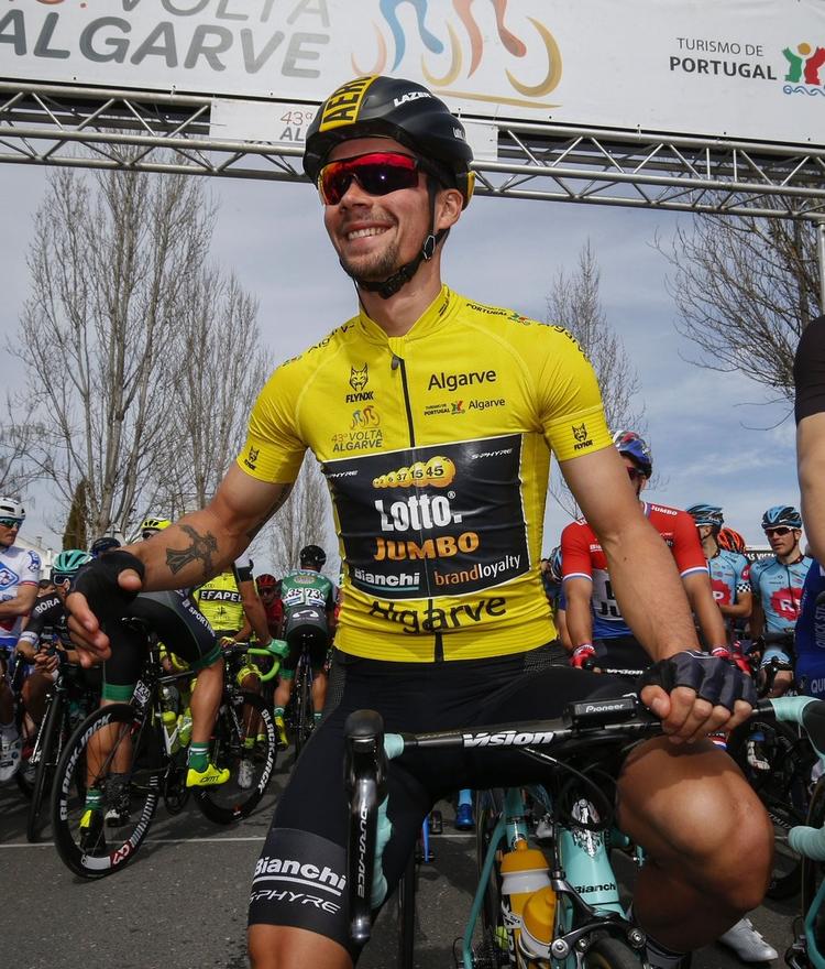 Primoz Roglic forsvarede med bravur sin gule førertrøje på sidste etape i Volta ao Algarve. 