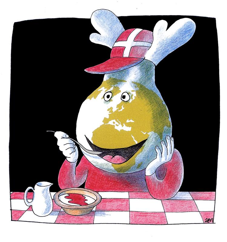 Tegning: Anne-Marie Steen Petersen (arkiv) 