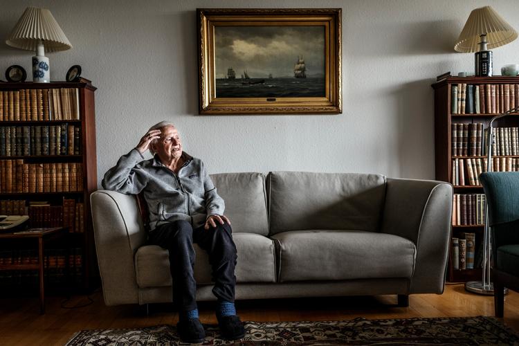 Modstandsmanden Jørgen Kieler blev 97 år. 
