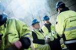 Statsminister Lars Løkke Rasmussen samt en del tunnelborebisser deltog i markeringen af, at tunneboremaskinerne nu er færdige med arbejdet på den nye metro i København, Cityringen. 