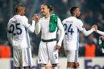Mathias 'Zanka' Jørgensen (nummer 25) og Erik Johansson (nummer 5) var igen mod Ludogorets forrygende og er ifølge træner Ståle Solbakken det stærkeste midtstopperpar i FCK's historie.
 