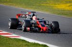  Kevin Magnussen nåede 11 omgang i første test.  