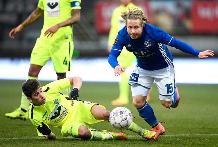 Lyngbys Jeppe Kjær har været en af de mest spændende angribere i Superligaen i denne sæson 