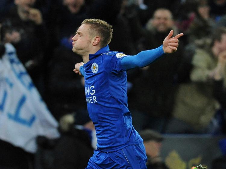 Efter ikke at have scoret siden 10. december lykkedes det endelig for Jamie Vardy, endda to gange, mod Liverpool. 